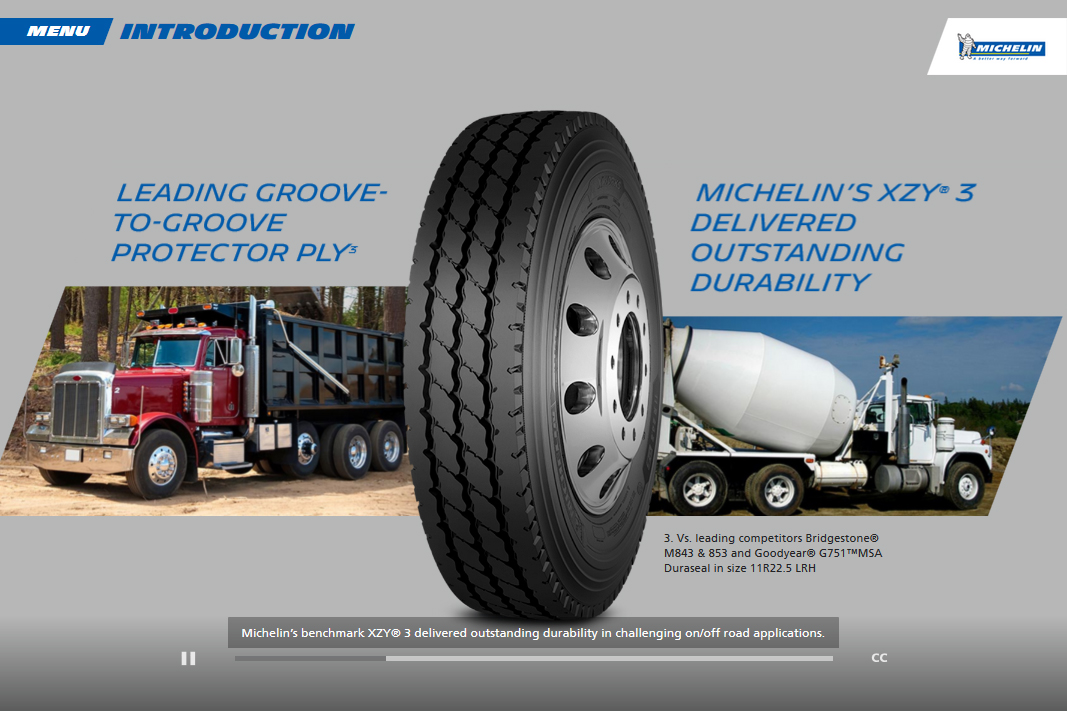 Michelin X Works Z Work sample 3