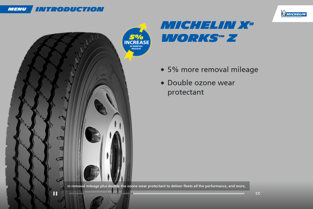 Michelin X Works Z Work sample 4