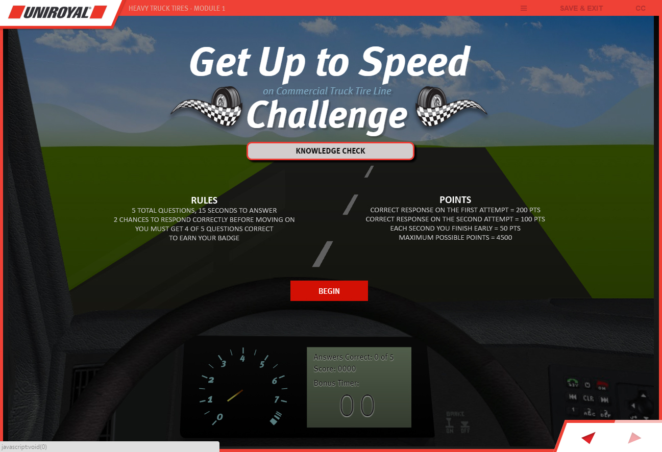 Uniroyal Screenshot #1