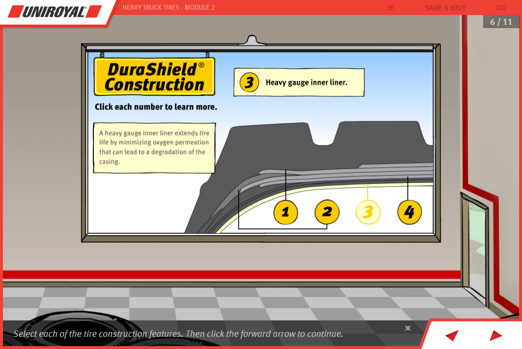 Uniroyal work sample