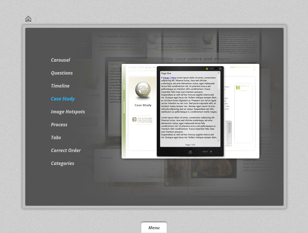 E-Learning Page Launch